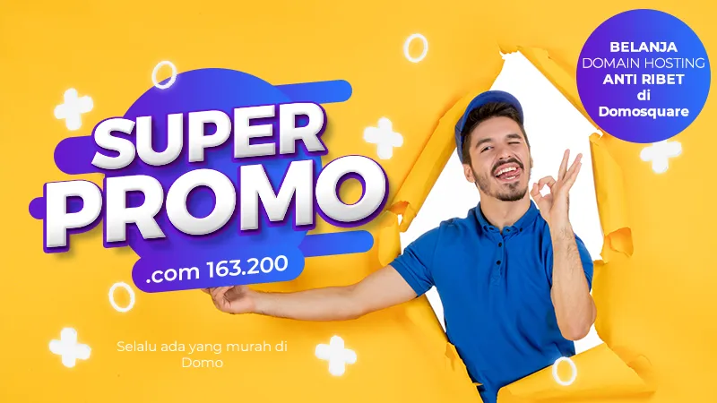 Domain Dot Com Promo Murah Rp. 163.200